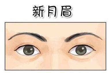 彎月眉面相